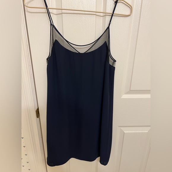 Babaton navy silk camisole - Picture 3 of 4